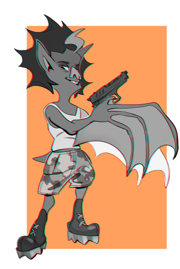 Full body (black & white) — 50$